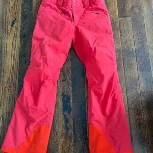 Women's Marmot Insulated Ski Pants - Medium Red